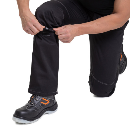 Брюки мужские "Люкс" чёрные с усиленными карманами