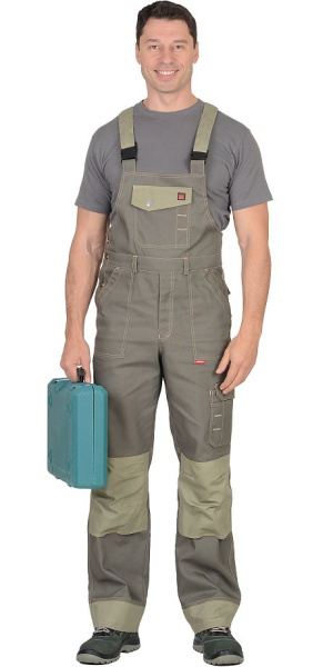 Полукомбинезон "Вест-Ворк", оливковый