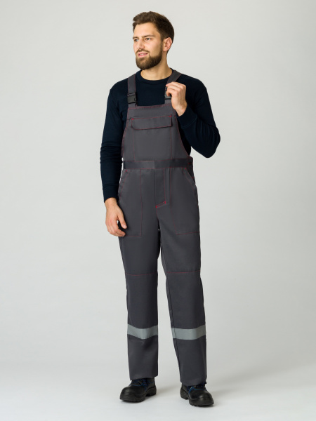 Костюм Фаворит-2 СОП (тк.Смесовая,210) п/к, т.серый/серый, 65% ПЭ, 35% ХБ