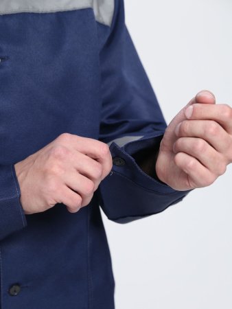 Костюм "Лигор-2" СОП (тк.Смесовая,210) п/к, т.синий/серый