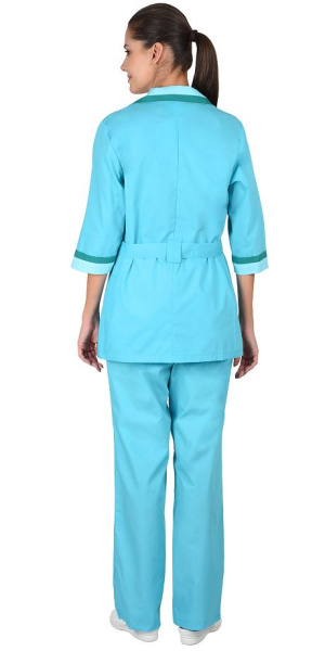 Костюм "ФЛОРА" женский светло-бирюзовый (СТ)