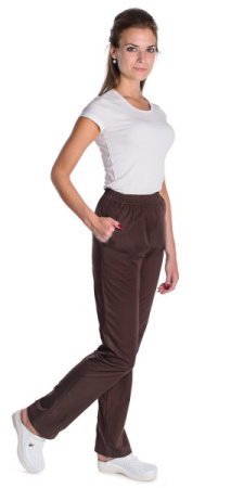 Брюки "Модельные" женские, коричневый