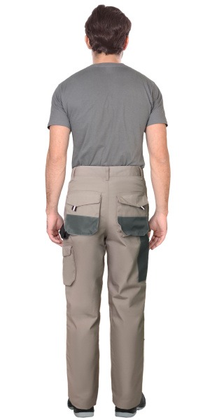 Брюки "ОБЕРОН" песочный с серо-зеленым