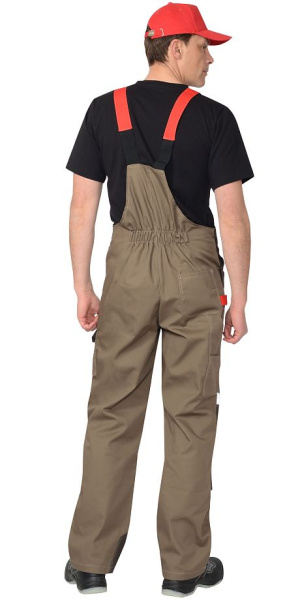 Полукомбинезон "Фаворит-Мега", св. корич. с коричневым, ткань Rodos