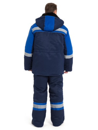 Костюм утеплённый "НОВА" куртка+п/к, цв. син./вас.