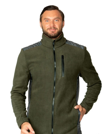 Куртка "Кеми" флисовая без капюшона хаки