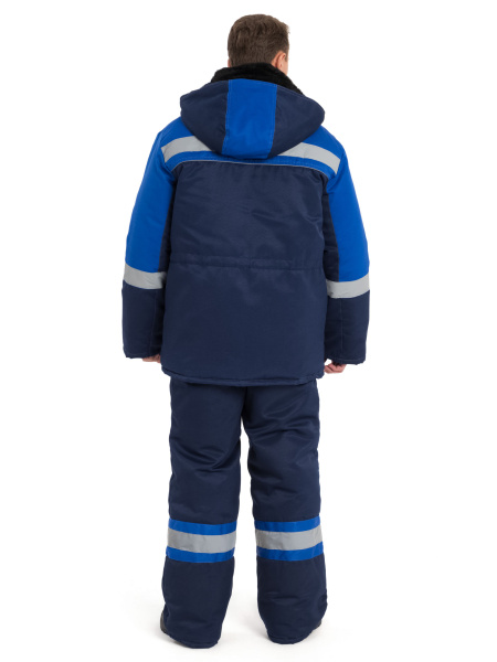 Костюм утеплённый "НОВА" куртка+п/к, цв. син./вас.