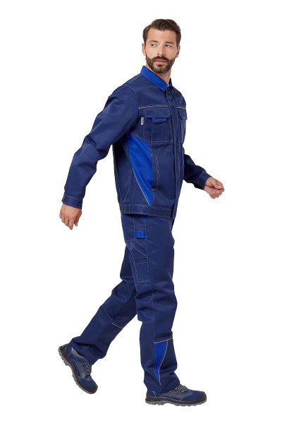 Костюм "Страйк 1", куртка, брюки, цвет синий/василек