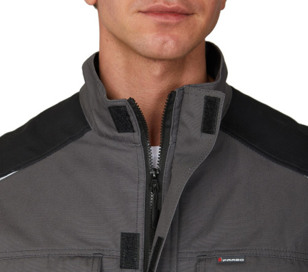 Куртка мужская "Сюрвейер" тёмно-серый/чёрный