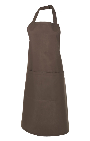 Фартук «BARISTA» с нагрудником, цвет chocolate (темно-коричневый)