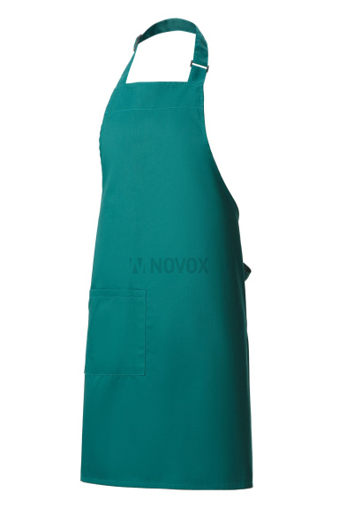 Фартук HORECA (ХОРЕКА) с нагрудником dark green (темно-зеленый)