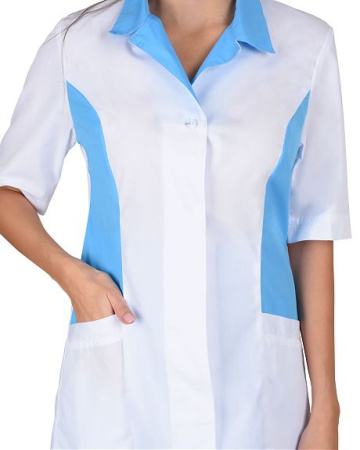 Костюм "ФЛОРЕНЦИЯ" женский белый с голубым