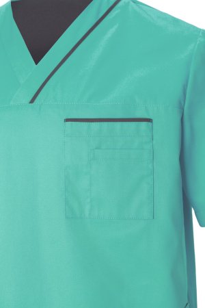 Куртка LINDRED (ЛИНДРЕД) ОРИОН короткий рукав мужская морская волна серая