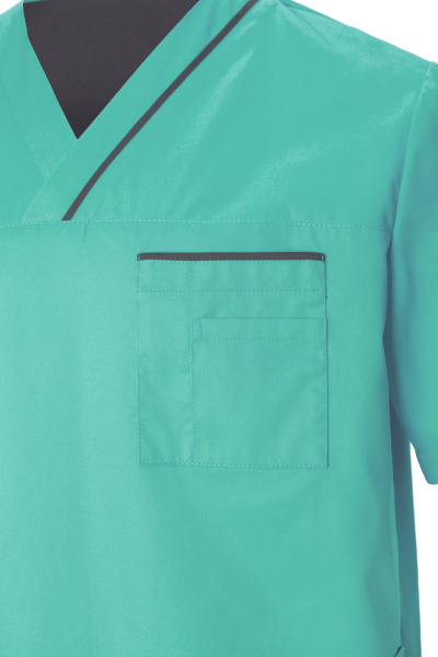 Куртка LINDRED (ЛИНДРЕД) ОРИОН короткий рукав мужская морская волна серая