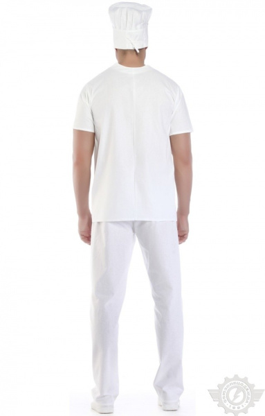 Костюм пекаря (куртка, брюки, колпак)