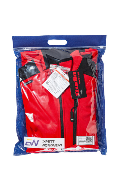 Куртка рабочая демисезонная "Студио" цвет красный/черный