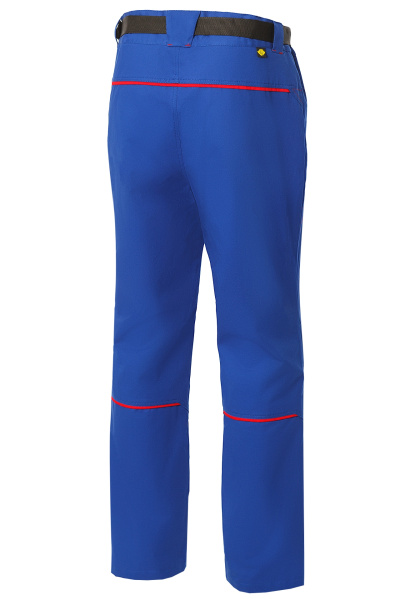 Брюки ТЕЙКЕР Металл фри василек/красные