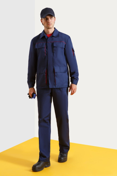 Костюм "Эксперт-2", куртка, п/к, темно-синий