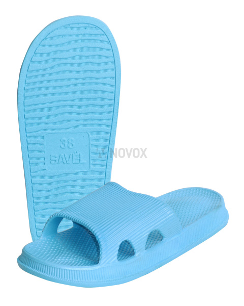 Тапочки ФОТОН из вспененного ПВХ, небесно-голубые