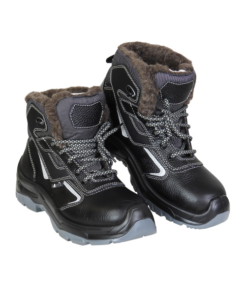 Ботинки SAVЁL-ДЖЕТ-ЗИМА кожа, шерстин, ПУ-ТПУ