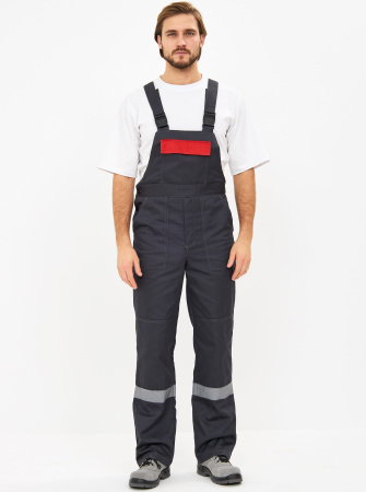 Костюм "Лигор-2" Премиум СОП (тк.Смесовая,240) п/к, т.серый/красный