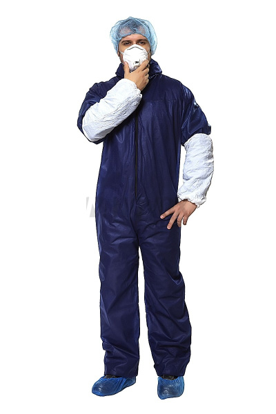 Шапка одноразовая "Шарлотта" цвет белый