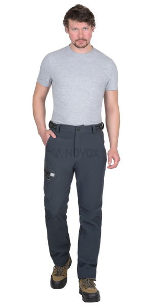 Брюки СПЕЙС софтшелл сине-серые