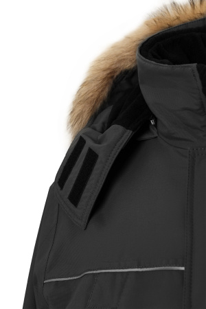 Куртка Домбай утепленная графит, тк.Рейнман Хеви