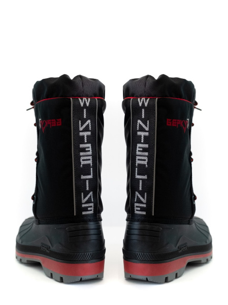 Бахилы мужские "Беркут-2" ТЭП (SARDONIX), на шнурках, с вкл. чулком, черные арт.171-03 (в уп. 4 пар)