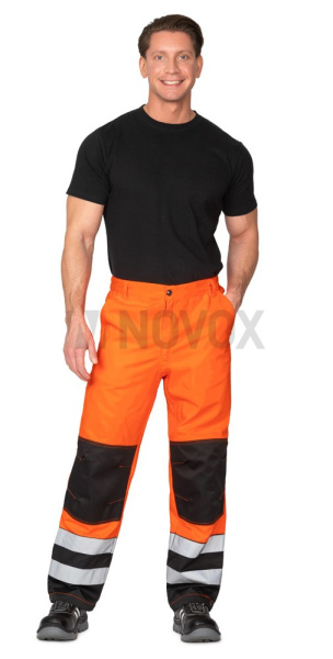 Брюки мужские "Спектр 2М-35" оранжевый/чёрный, СОП