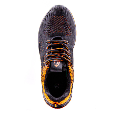 Кроссовки рабочие, КП, ПУ/ТПУ, черный/оранжевый (арт. 5334К)