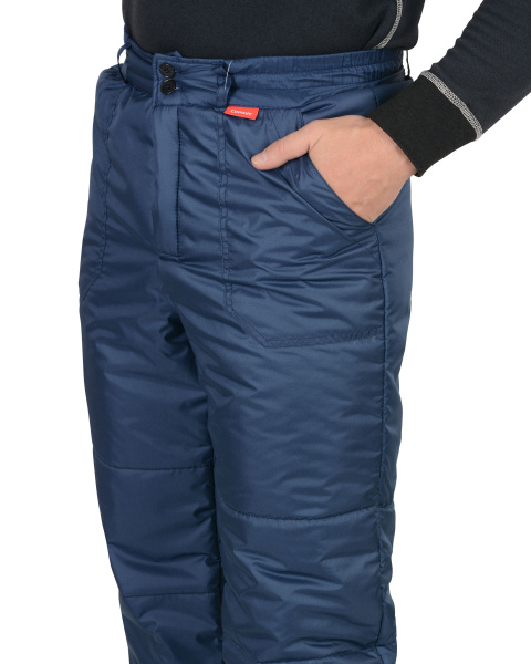 Брюки зимние "Европа", синие тк. ПЭ