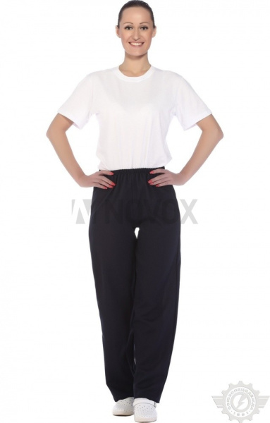 Брюки ткань "Габардин" темно-синие