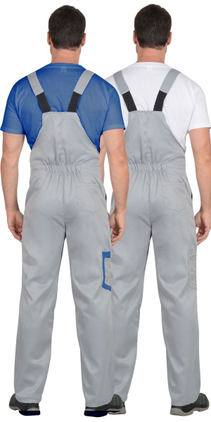 Полукомбинезон "ПРОФЕССИОНАЛ",светло-серый
