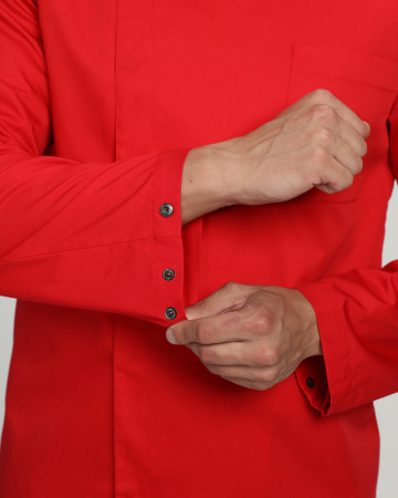 Китель повара Гастро (тк.Смесовая,160), красный