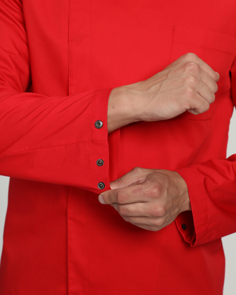 Китель повара Гастро (тк.Смесовая,160), красный