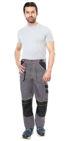 Брюки АГАТ серый с черным