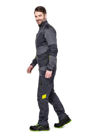 Куртка рабочая мужская летняя/демисезонная "Мист" цвет т.серый/серый