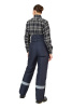 Костюм рабочий женский зимний "Сунтар" цвет темно-синий/василек