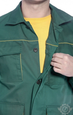 Костюм "Эксперт-2", куртка, п/к, зеленый