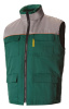 Жилет "Профессионал" зимний зеленый-светло-серый