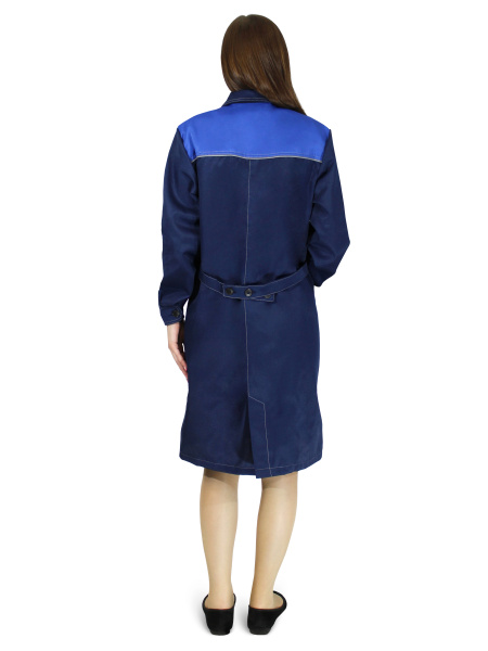 Халат женский "Нова" цв. син./вас.