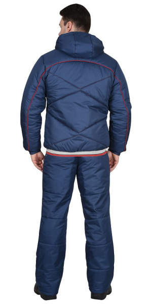 Костюм "ИМИДЖ" куртка кор. (чз), брюки,синий