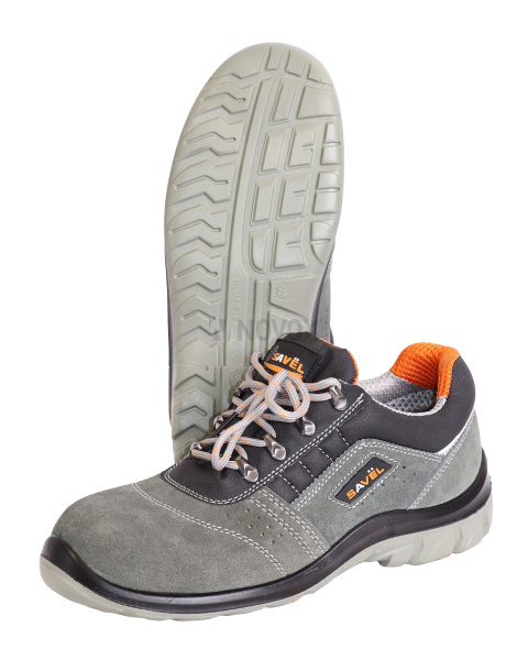 Полуботинки "SAVEL-Универсал" замша, ПУ/ПУ, серый