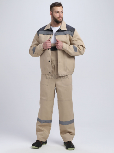 Костюм Легион-2 СОП (тк.Смесовая,210) п/к, бежевый/т.серый