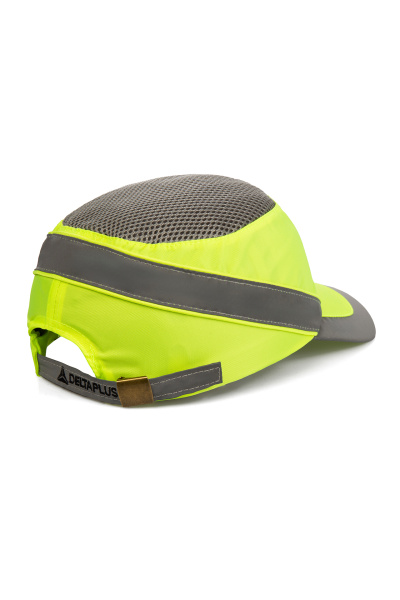 Каскетка ДЕЛЬТА ПЛЮС ЭИР КУЛТАН арт. COLTAAIJAFL,флуоресцентная желтая/серая с СВП (AIR COLTAN)