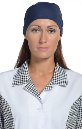 Косынка ткань "Тиси" темно-синяя