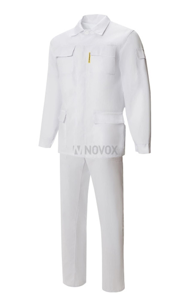 Костюм "Эксперт-2", куртка, п/к, белый