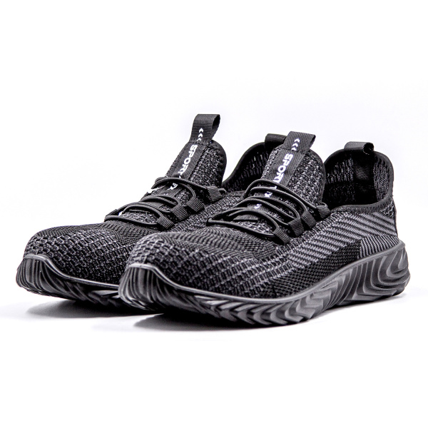 Кроссовки SPORTTEX, ПУ, черный (арт. 3233)