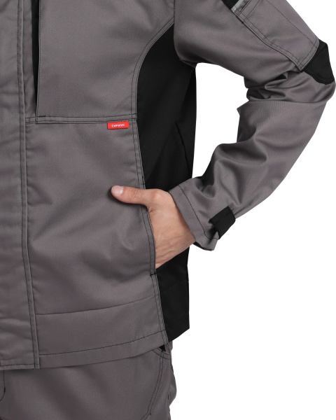 Куртка ЦИТРИН ср.серый с черным (ЧЗ)